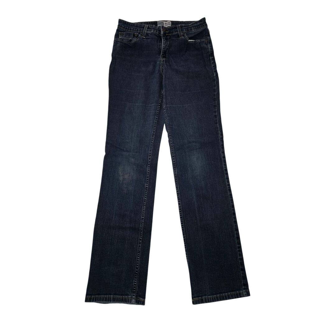 Levi's Strauss Mid-Rise Signature Jeans Misses Women 8 Blue Straight Leg